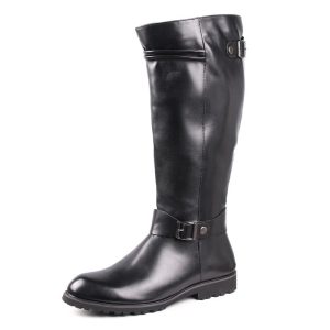 Botas de pierna alta con puntera puntiaguda punk para hombre