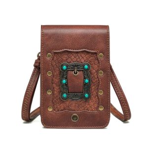Minibolso cuadrado desmontable Steampunk