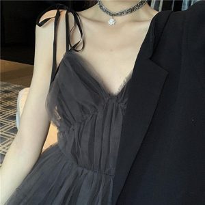 Vestidos de malla gótica para mujer